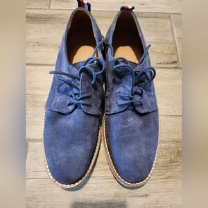 Tommy Hilfiger Navy Leather Dress Shoes